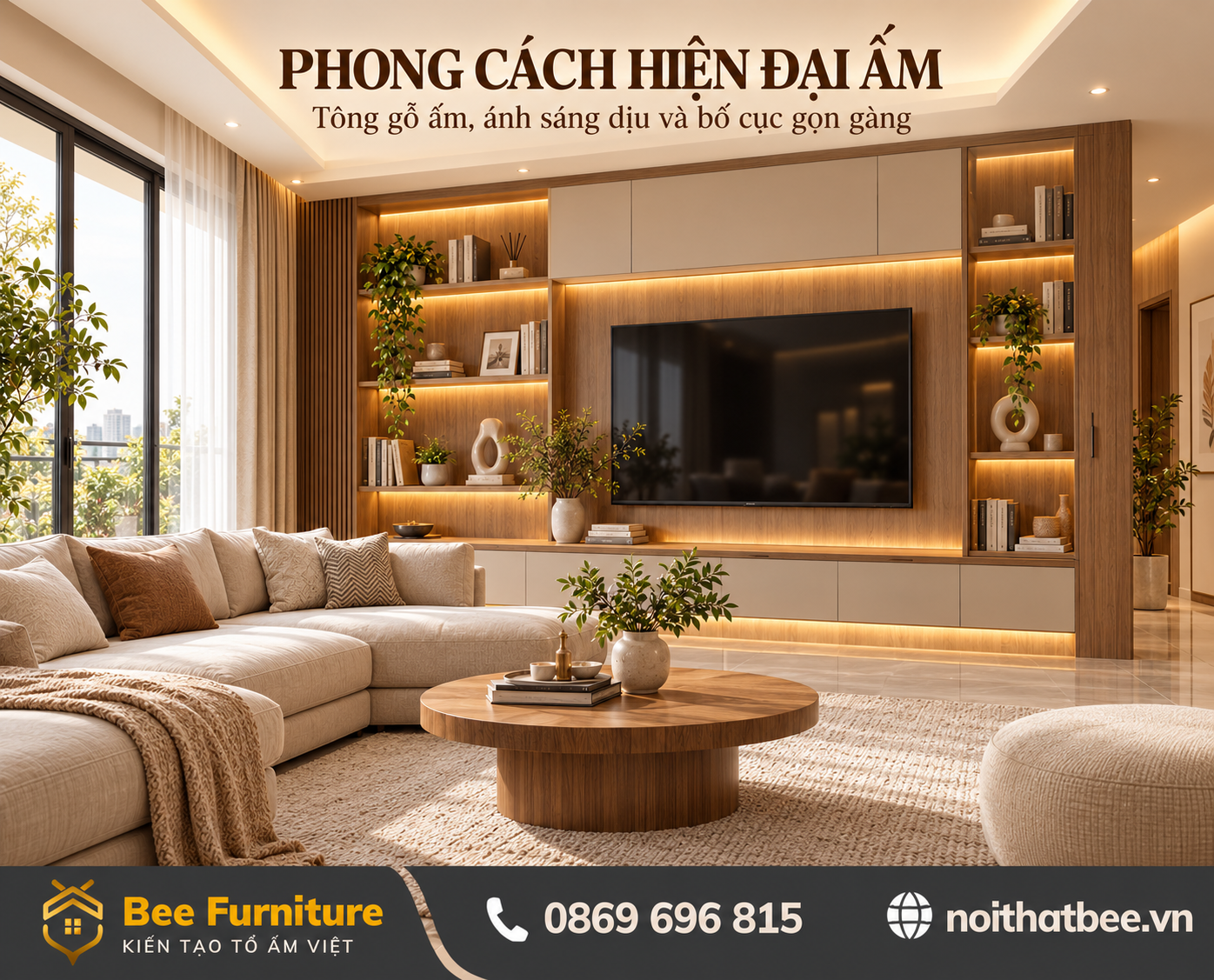 Phong cách Hiện đại ấm