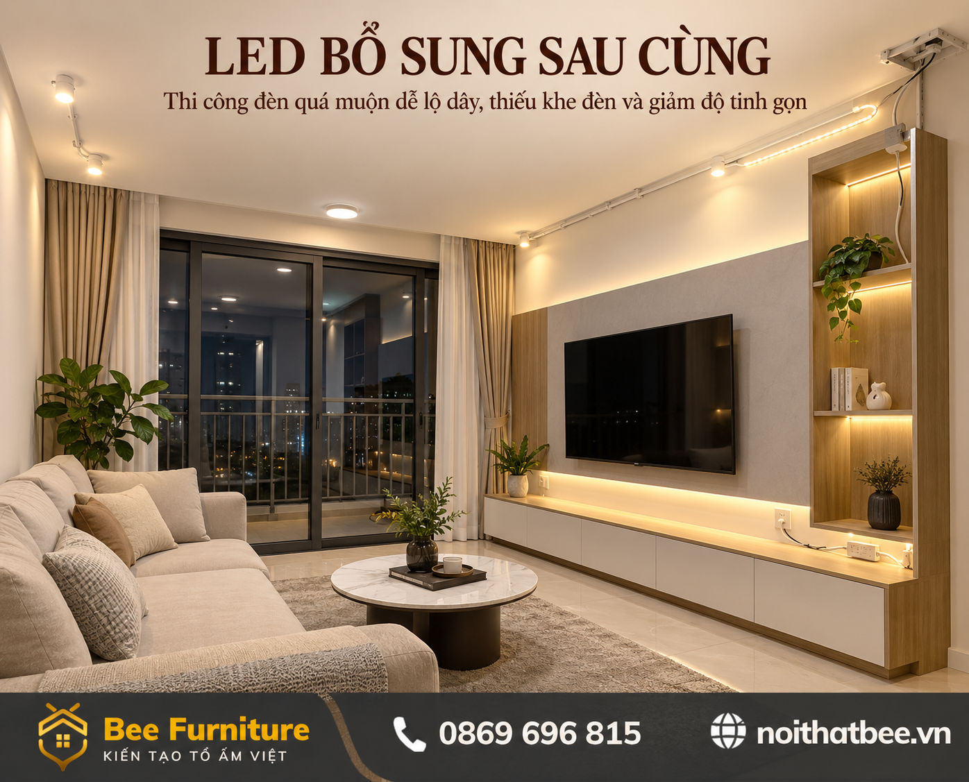 LED bổ sung sau cùng