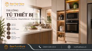 Thi công tủ thiết bị phòng bếp