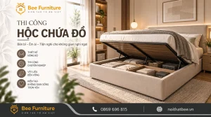 Thi công hộc chứa đồ