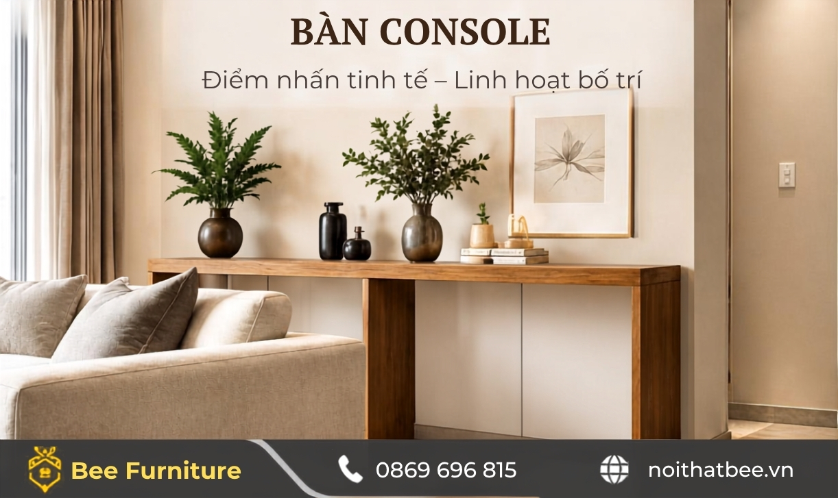 Bàn console phòng khách