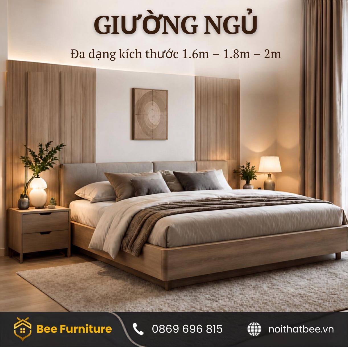 Giường ngủ - hạng mục định hình bố cục phòng