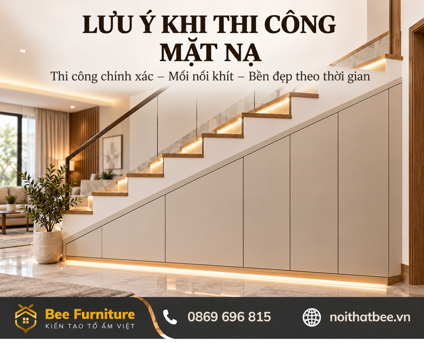 Vật liệu cho mặt nạ cánh cầu thang