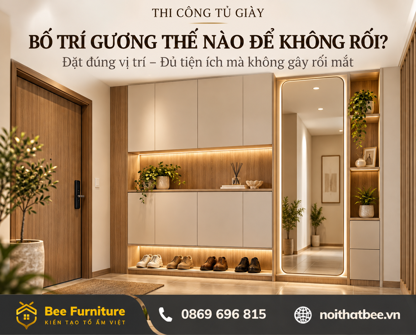 Bố trí gương thế nào để không rối?