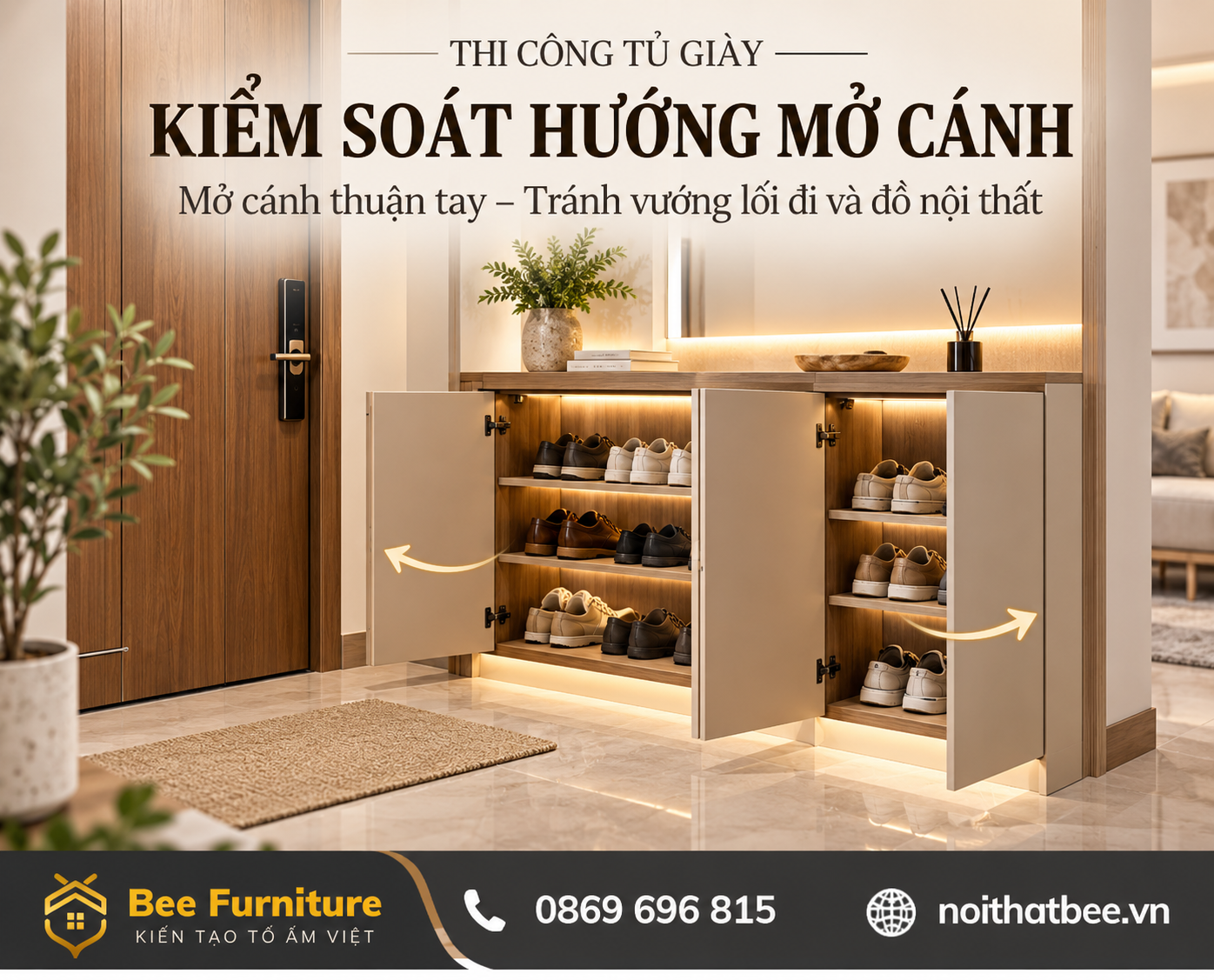 Kiểm soát hướng mở cánh