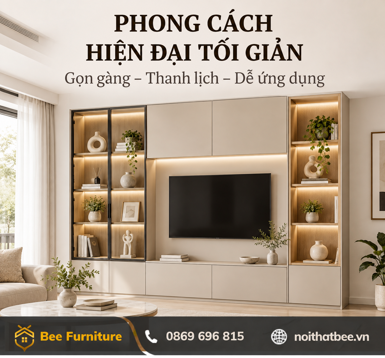 Phong cách hiện đại tối giản
