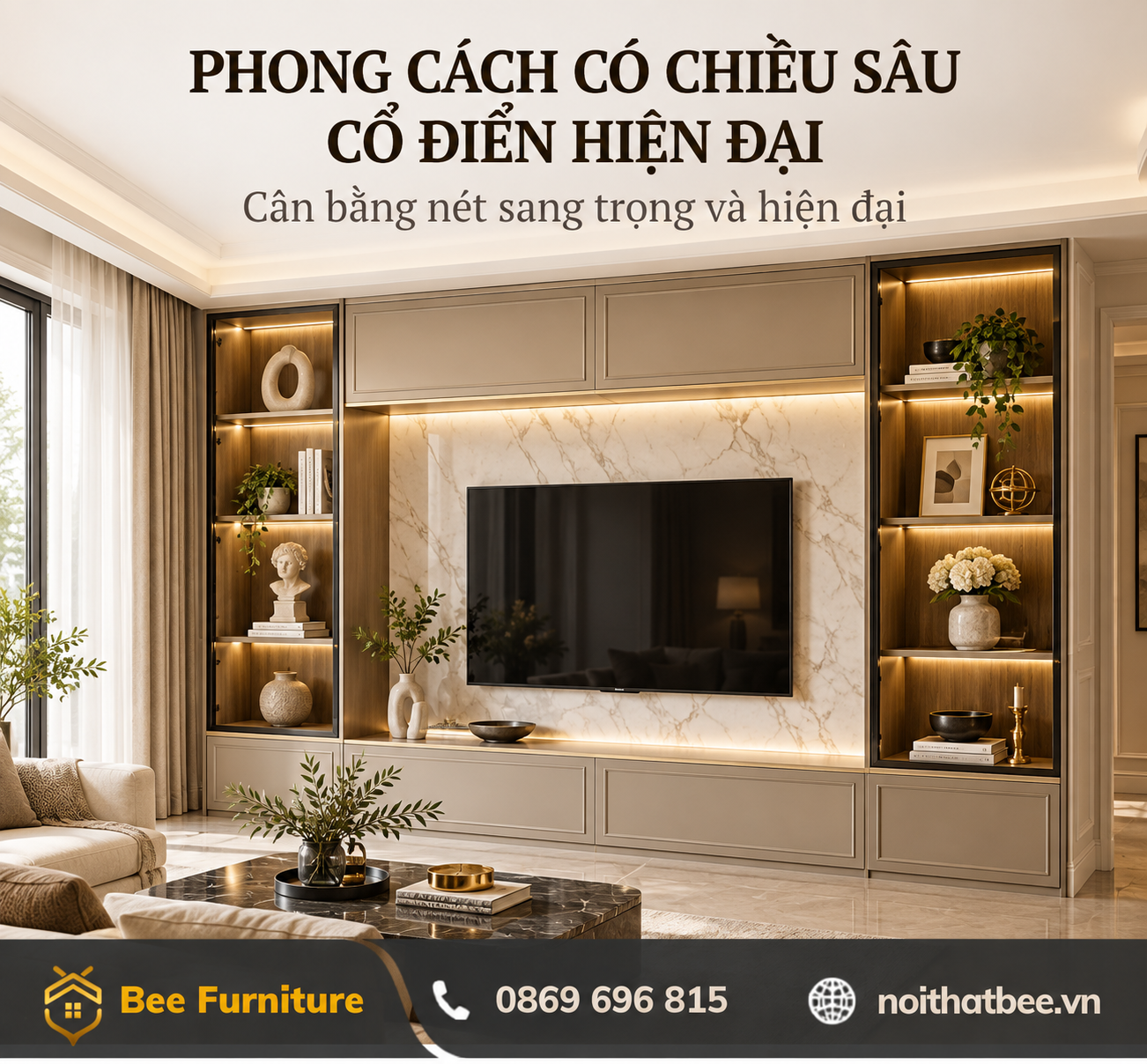 Phong cách có chiều sâu cổ điển hiện đại