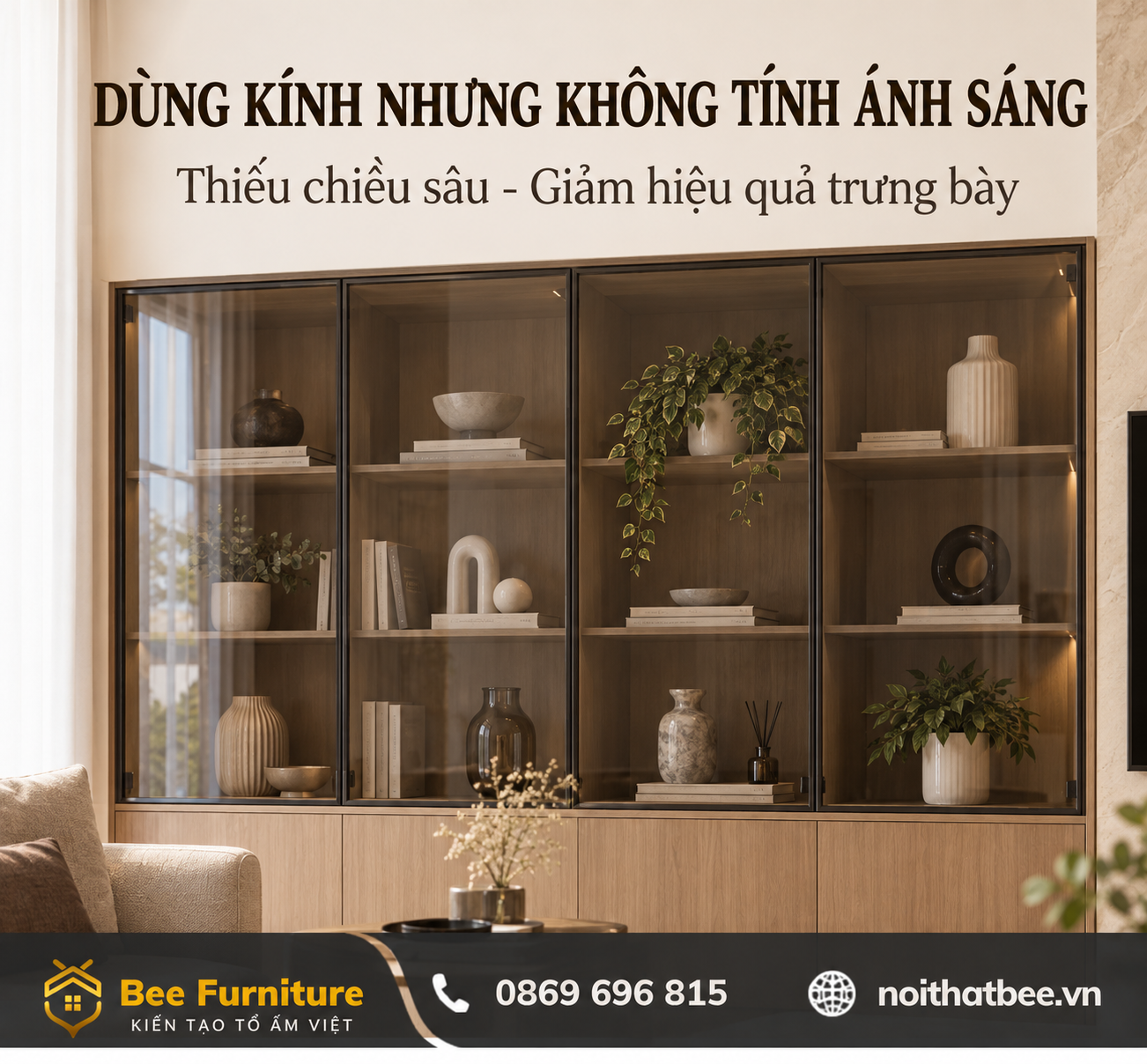 Dùng kính nhưng không tính ánh sáng